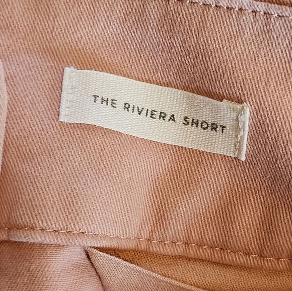 LOFT Riviera Scalloped Hem Shorts Pink Size 6 Cotton Blend Summer Casual - Picture 9 of 9